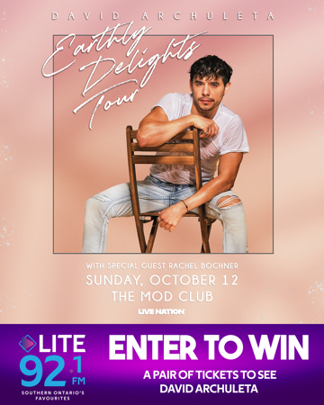 Enter to Win Tickets to David Archuleta